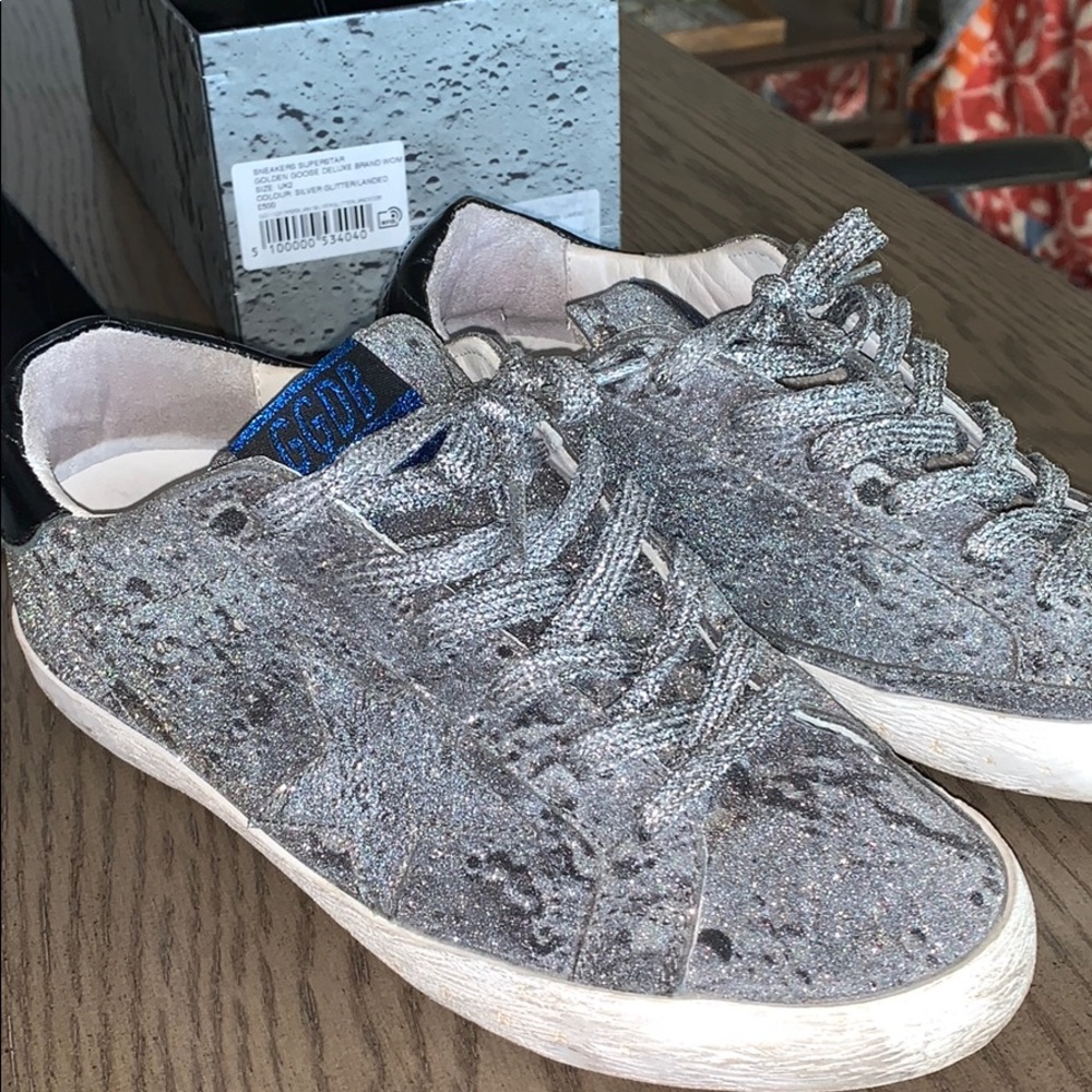 Golden goose limited edition moon dust glitter